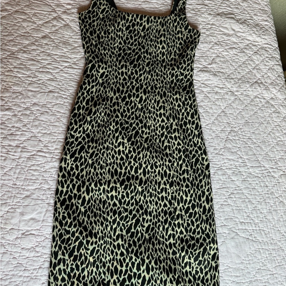 Banana Republic Sloan Sheath Dress Leopard Print